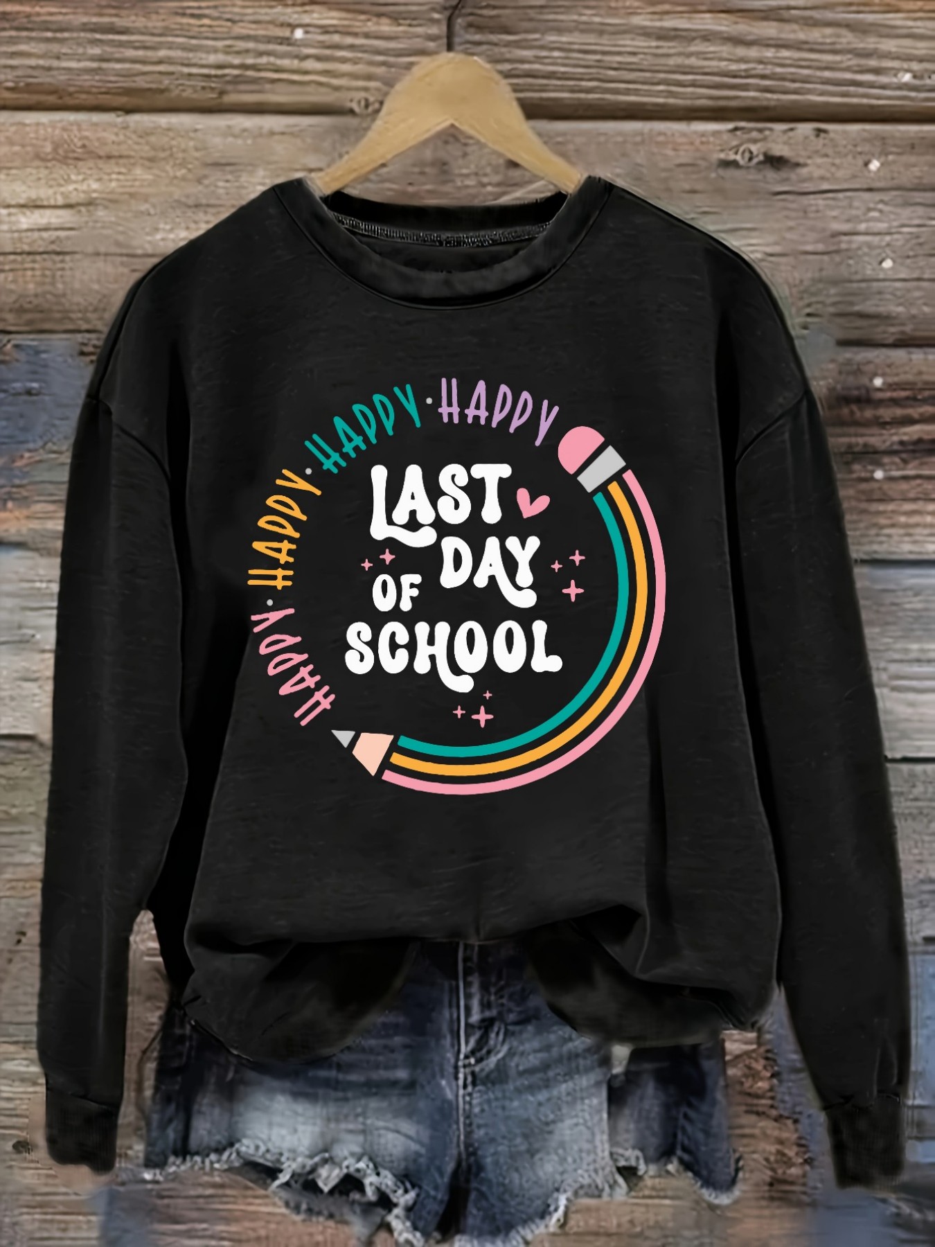 Winter Clothing Outfits - Women's Casual Long Sleeve Crew Neck