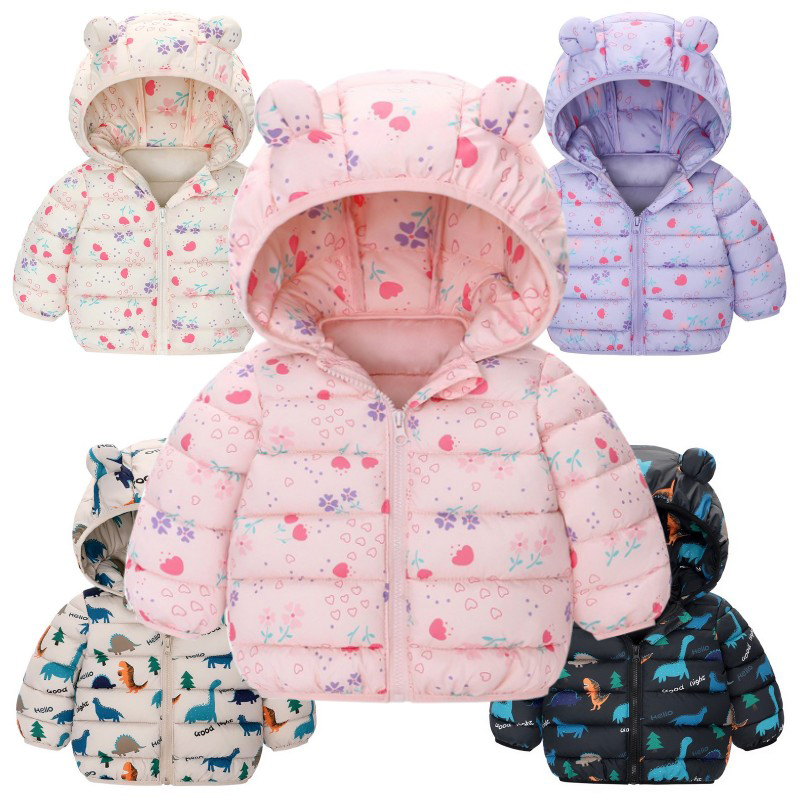 Winter Clothing For 1 Year Old Girl - Kids Girls Boys Baby Hooded Lightweight
