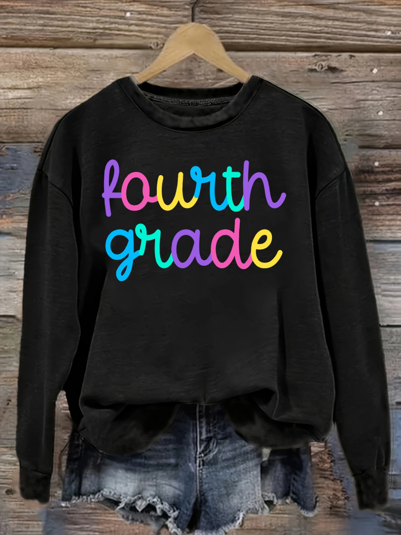 Winter Clothing Outfits - Women's Casual Long Sleeve Crew Neck