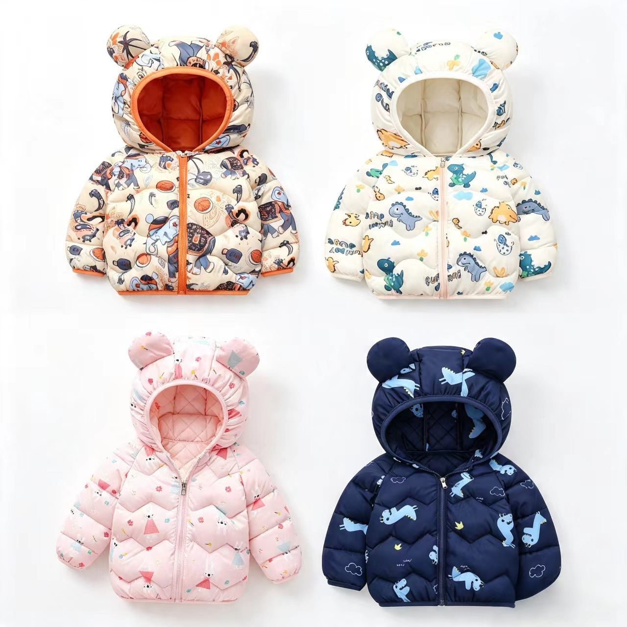 Winter Clothing For 1 Year Old Girl - Children's Coat Baby Cartoon Jacket Boys