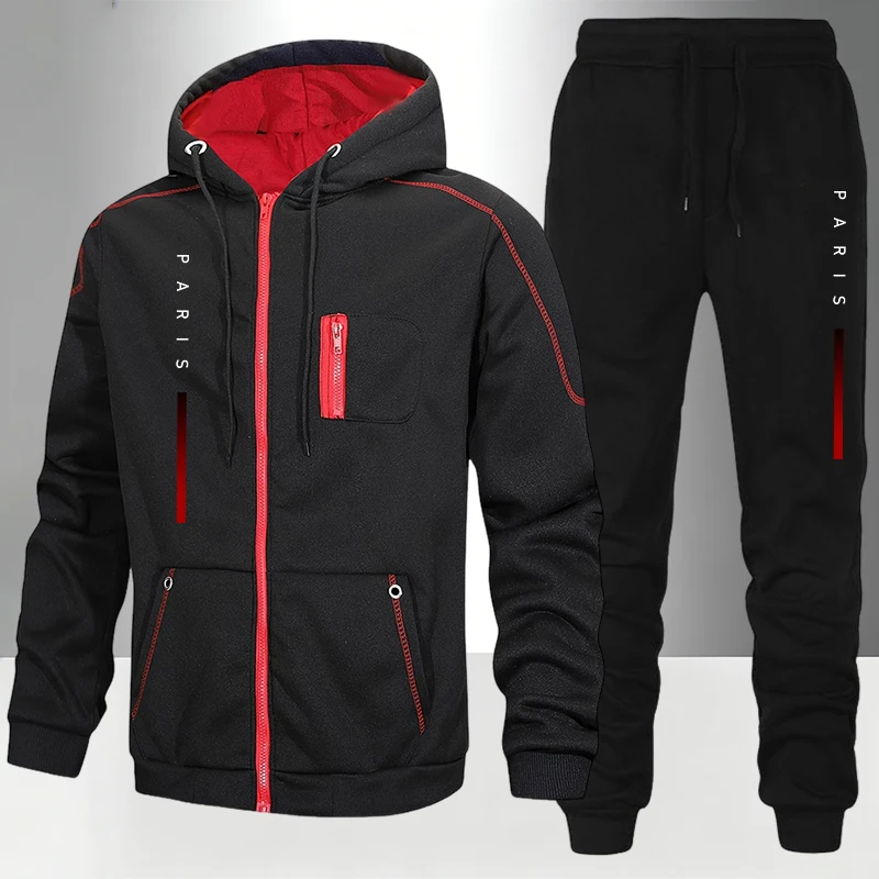 Jacket Winter Clothing - 2026 Men's Tracksuit Casual Hooded Zip