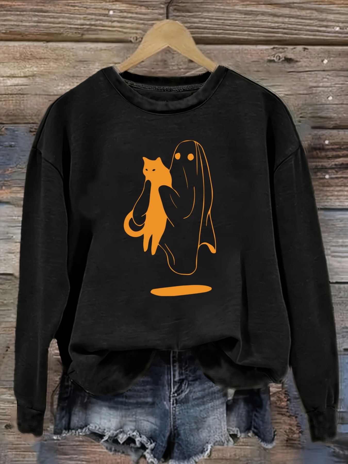 Winter Clothing Outfits - Women's Casual Long Sleeve Crew Neck