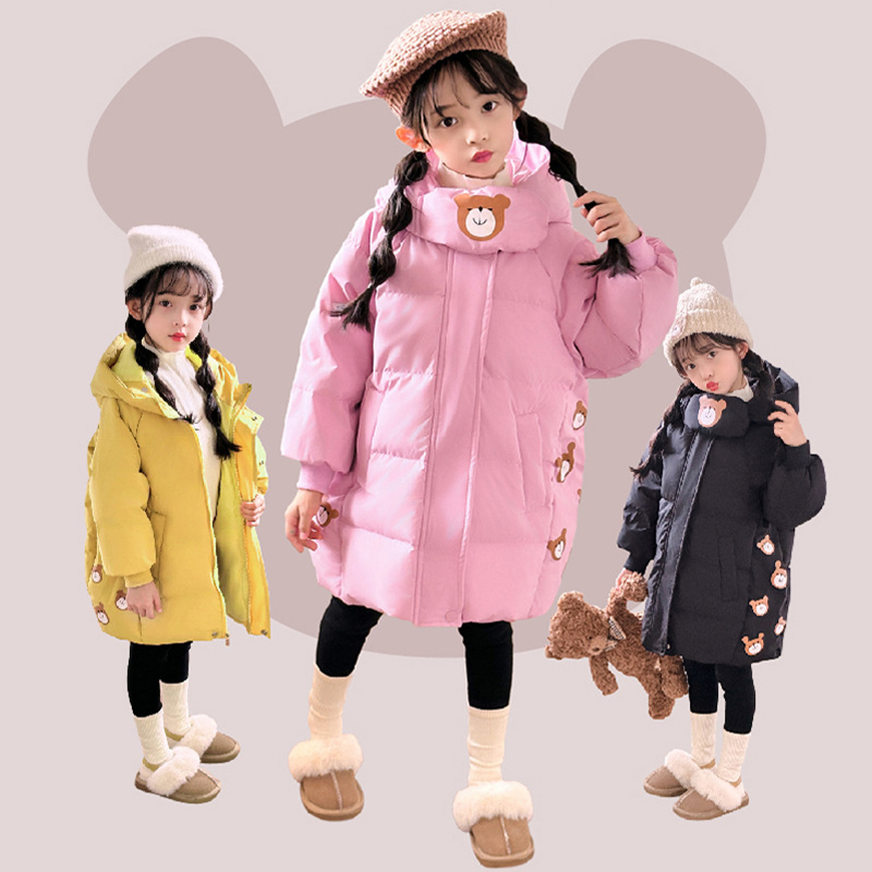 Winter Clothing For 1 Year Old Girl - Winter Girls Down Jacket Long Style