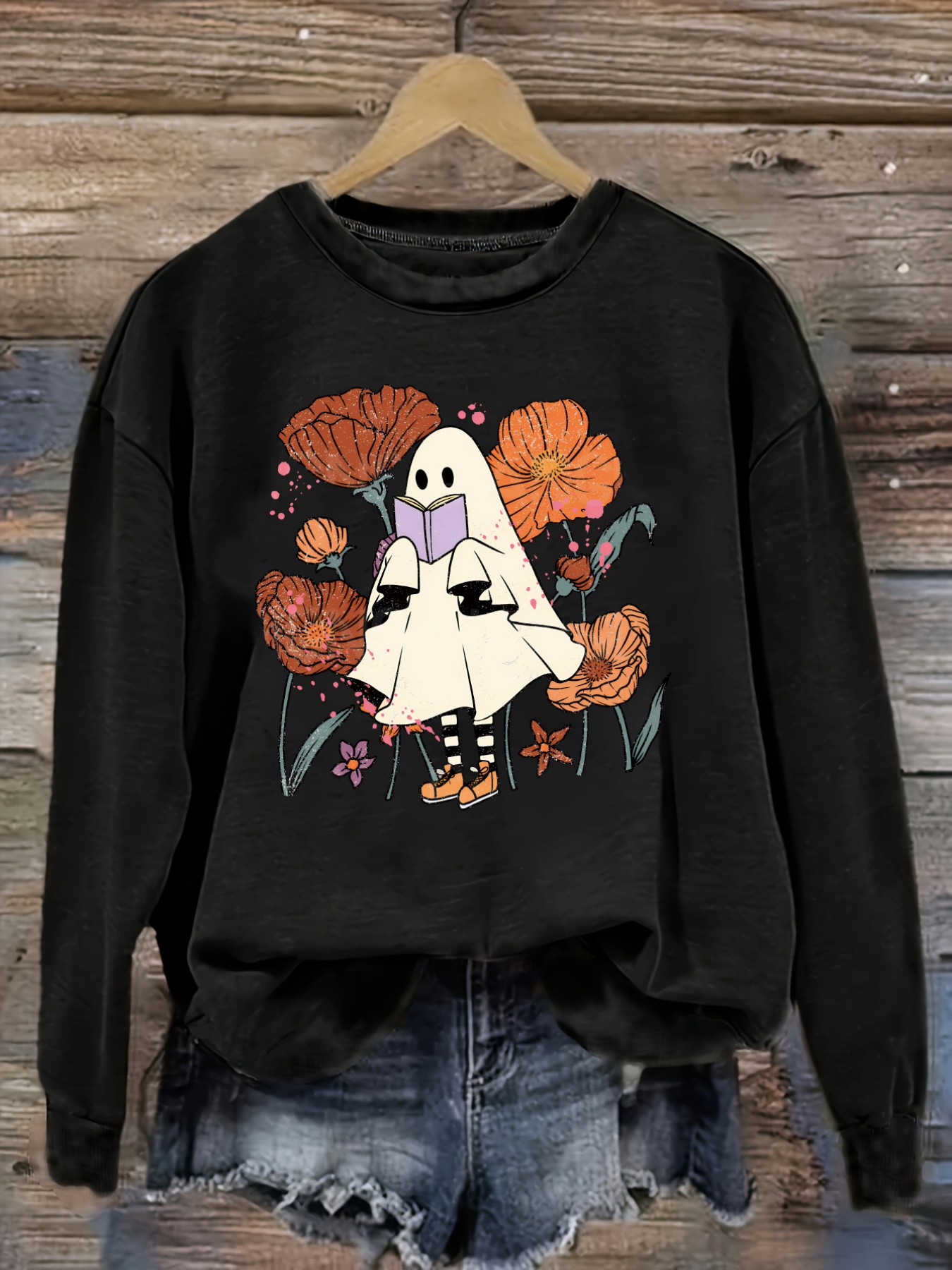Winter Clothing Outfits - Women's Casual Long Sleeve Crew Neck