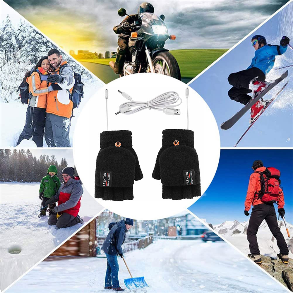 Electric USB Heating Gloves Ha - огляд і ціна Hand Warmer Reusable