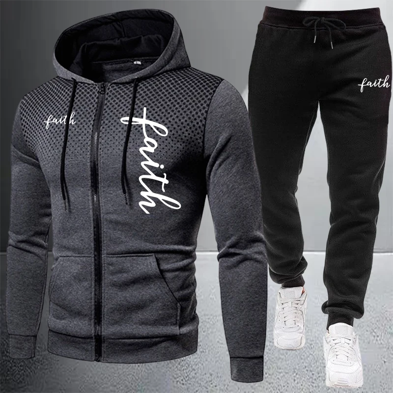2026 Men's Tracksuit Casual Zi - огляд і ціна Jacket Winter Clothing