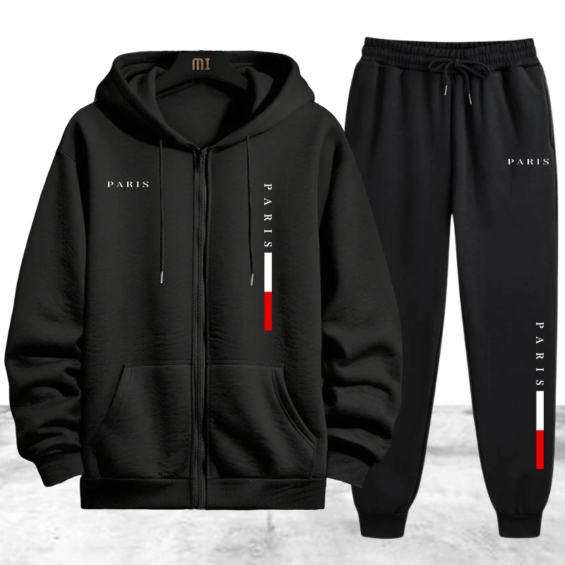 Men's Coat Tracksuit 2 Pcs Set - огляд і ціна Jacket Winter Clothing