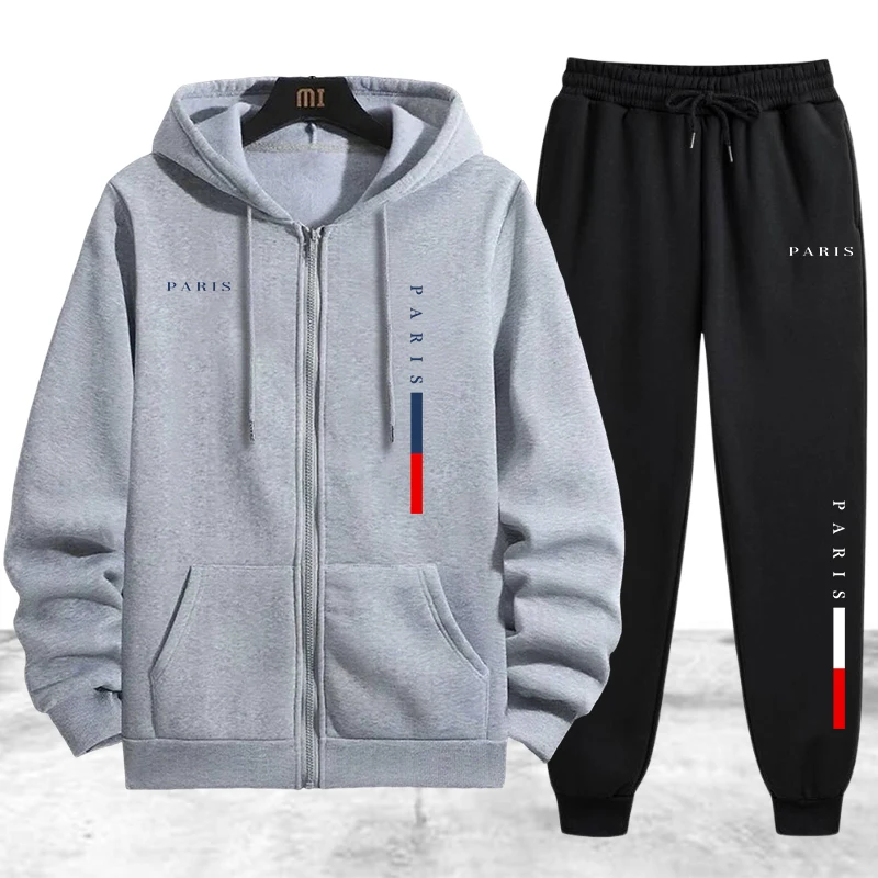 Men's Coat Tracksuit 2 Pcs Set - огляд і ціна Jacket Winter Clothing