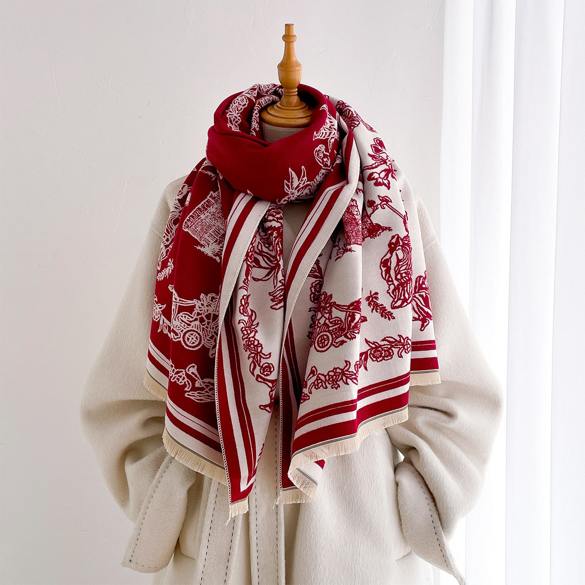 Scarf Female Hijab Pashmina Ba - огляд і ціна Cashmere Scarf Wrap