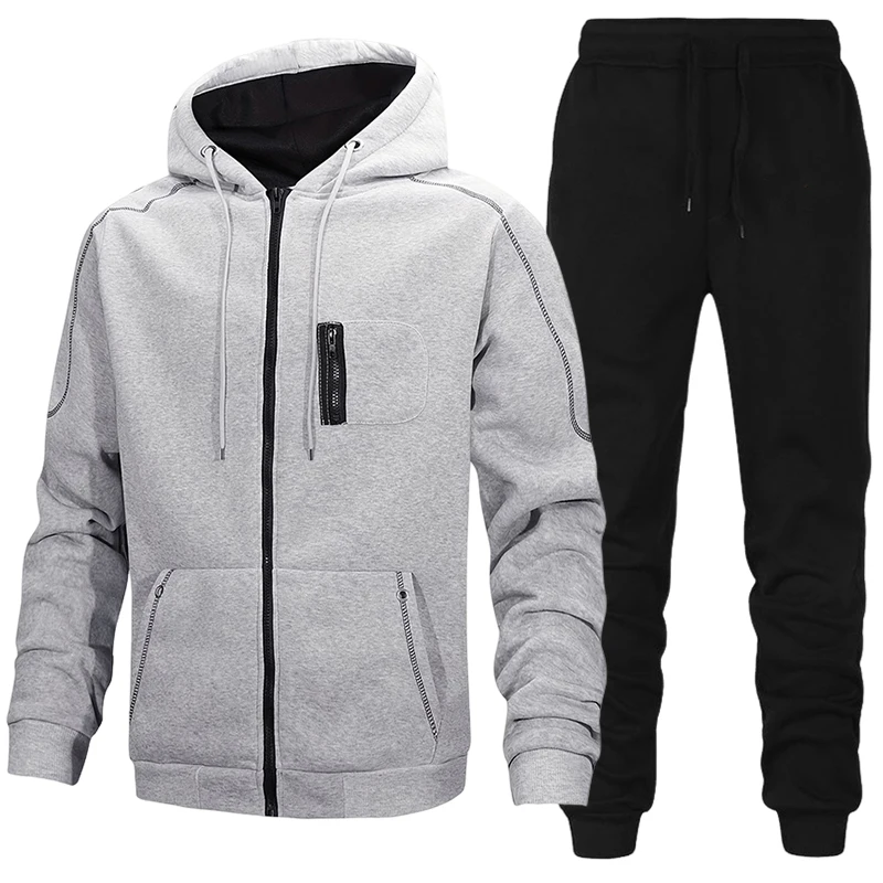 Fashion Men's Tracksuit Casual - огляд і ціна Jacket Winter Clothing