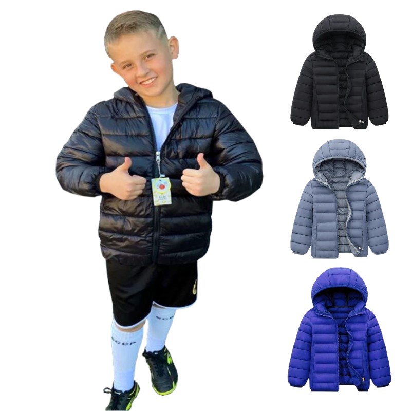Hooded Lightweight Down Jacket - огляд і ціна Winter Clothing For Toddlers