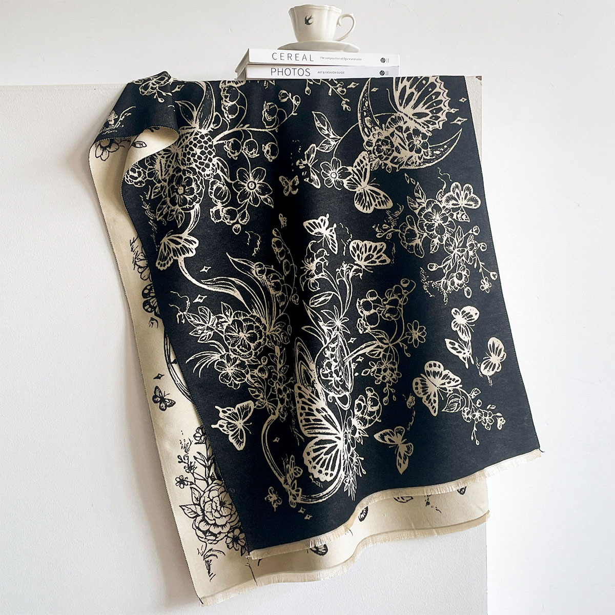 Imitation Cashmere Fringed Sca - огляд і ціна Cashmere Scarf Wrap