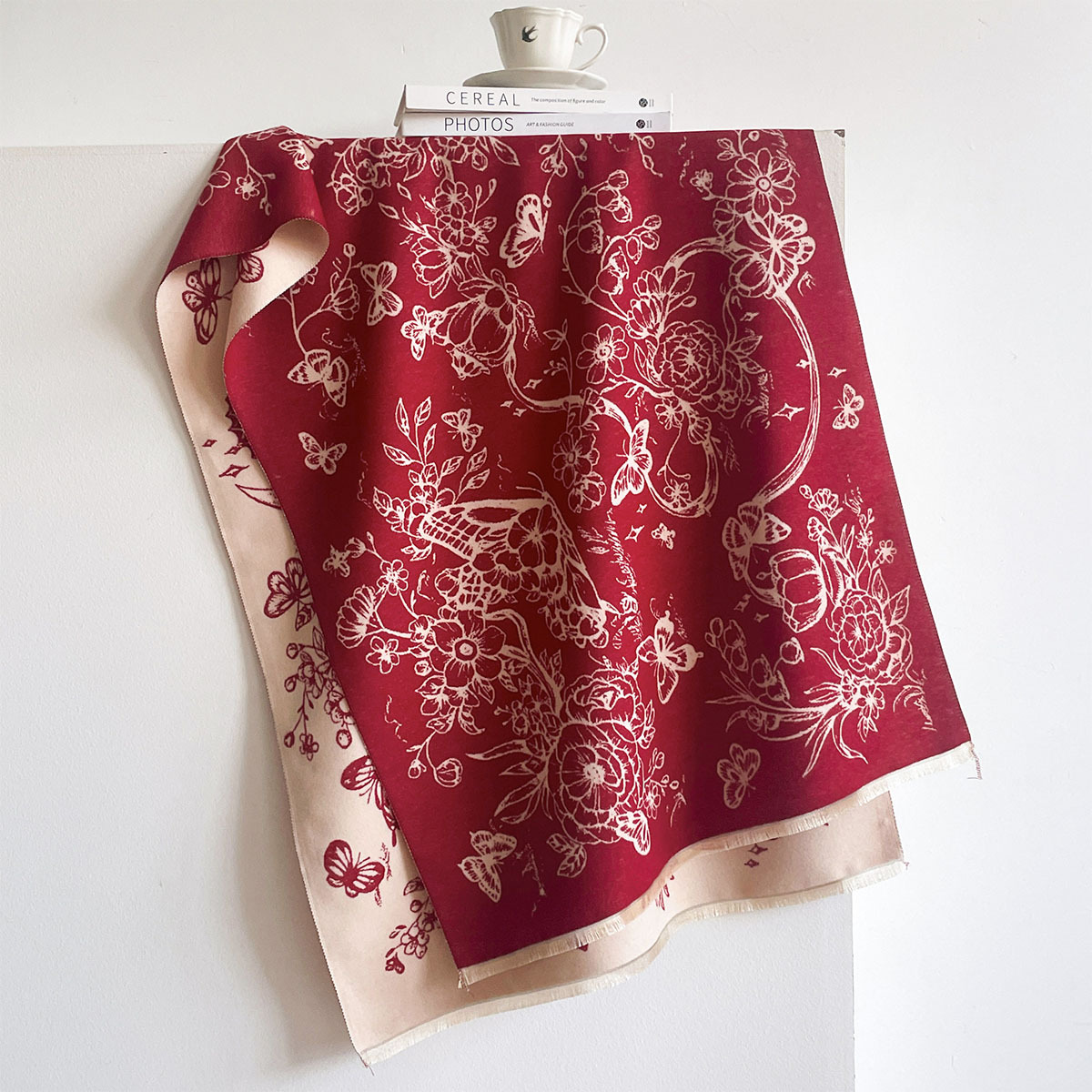 Imitation Cashmere Fringed Sca - огляд і ціна Cashmere Scarf Wrap