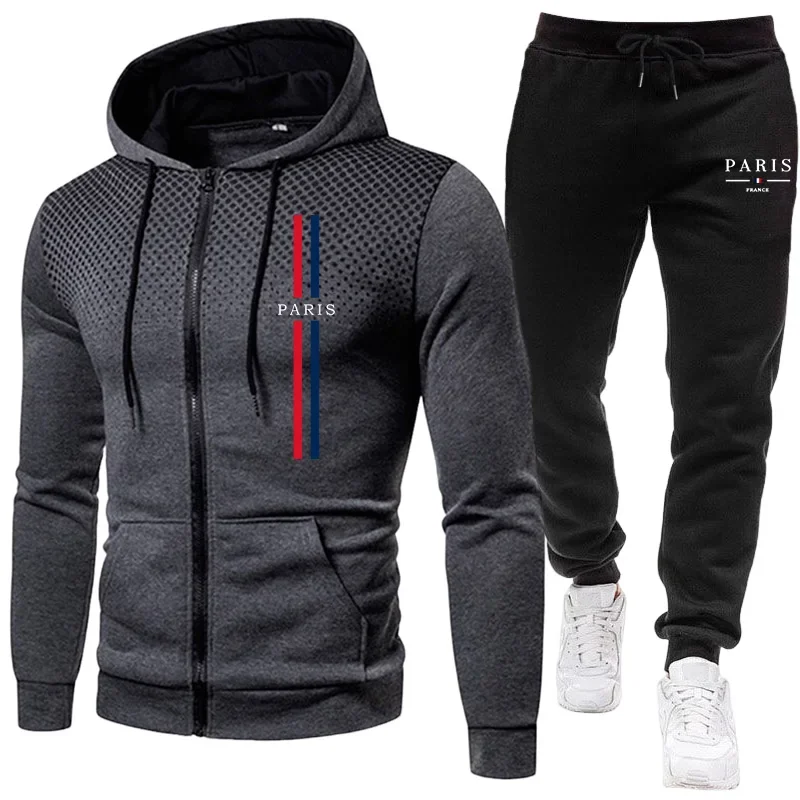 Men sports suit zipper jacket+ - огляд і ціна Jacket Winter Clothing