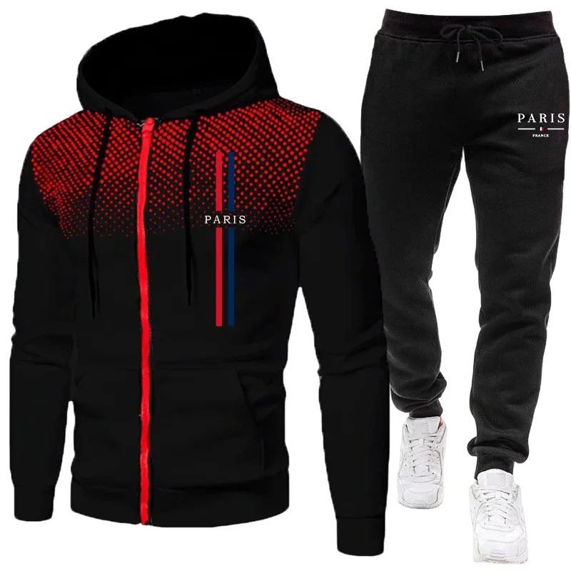 Men sports suit zipper jacket+ - огляд і ціна Jacket Winter Clothing