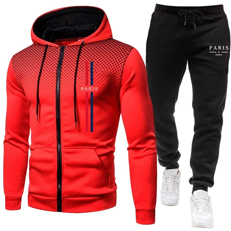 Men sports suit zipper jacket+ - огляд і ціна Jacket Winter Clothing