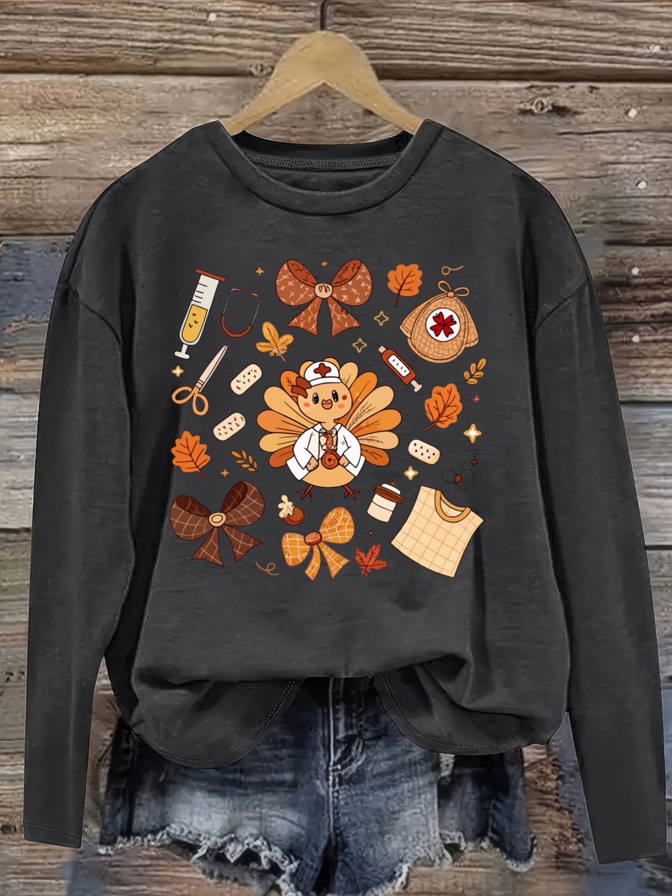 Women's Casual Long Sleeve Cre - огляд і ціна Winter Clothing Outfits
