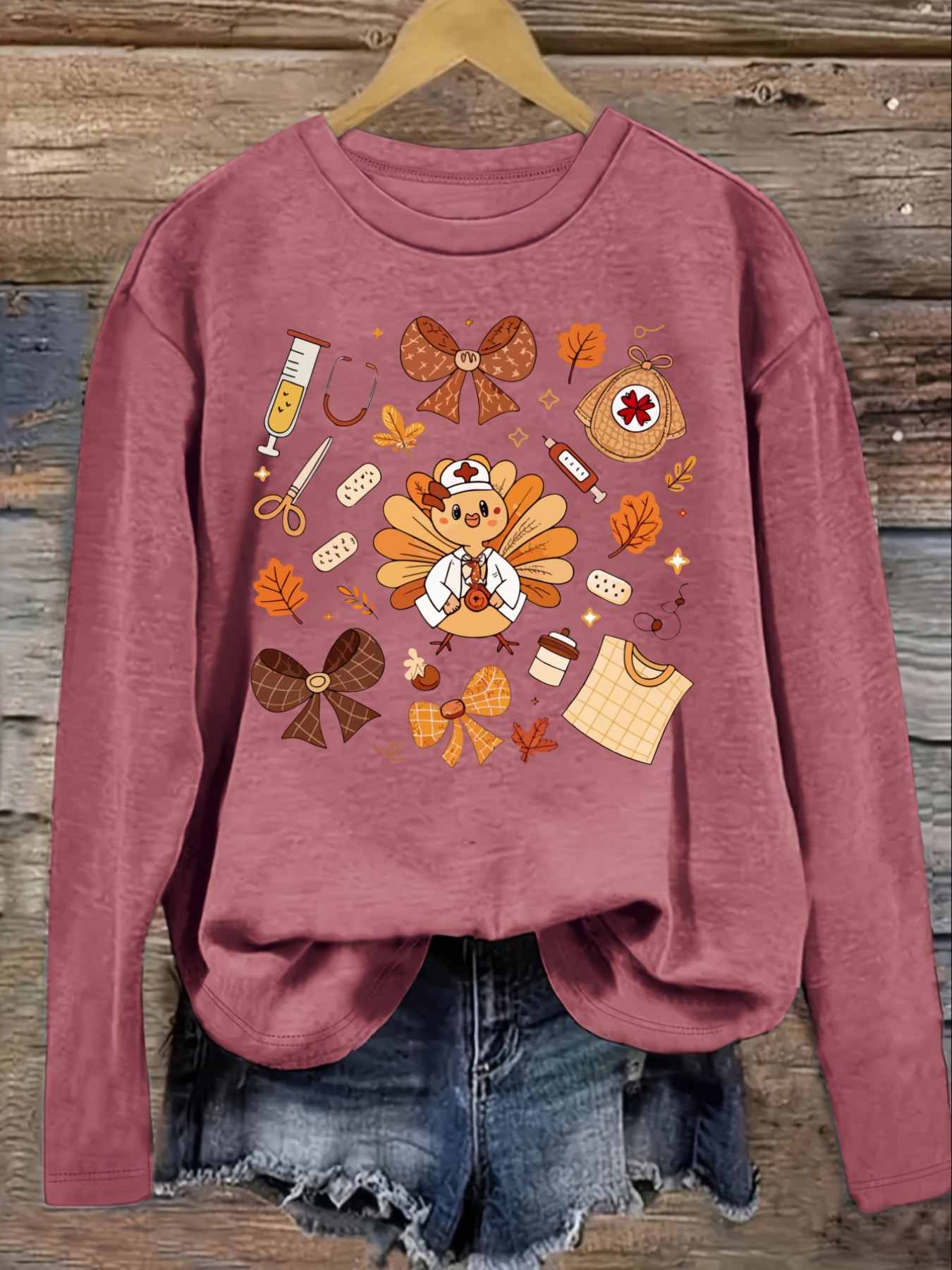 Women's Casual Long Sleeve Cre - огляд і ціна Winter Clothing Outfits