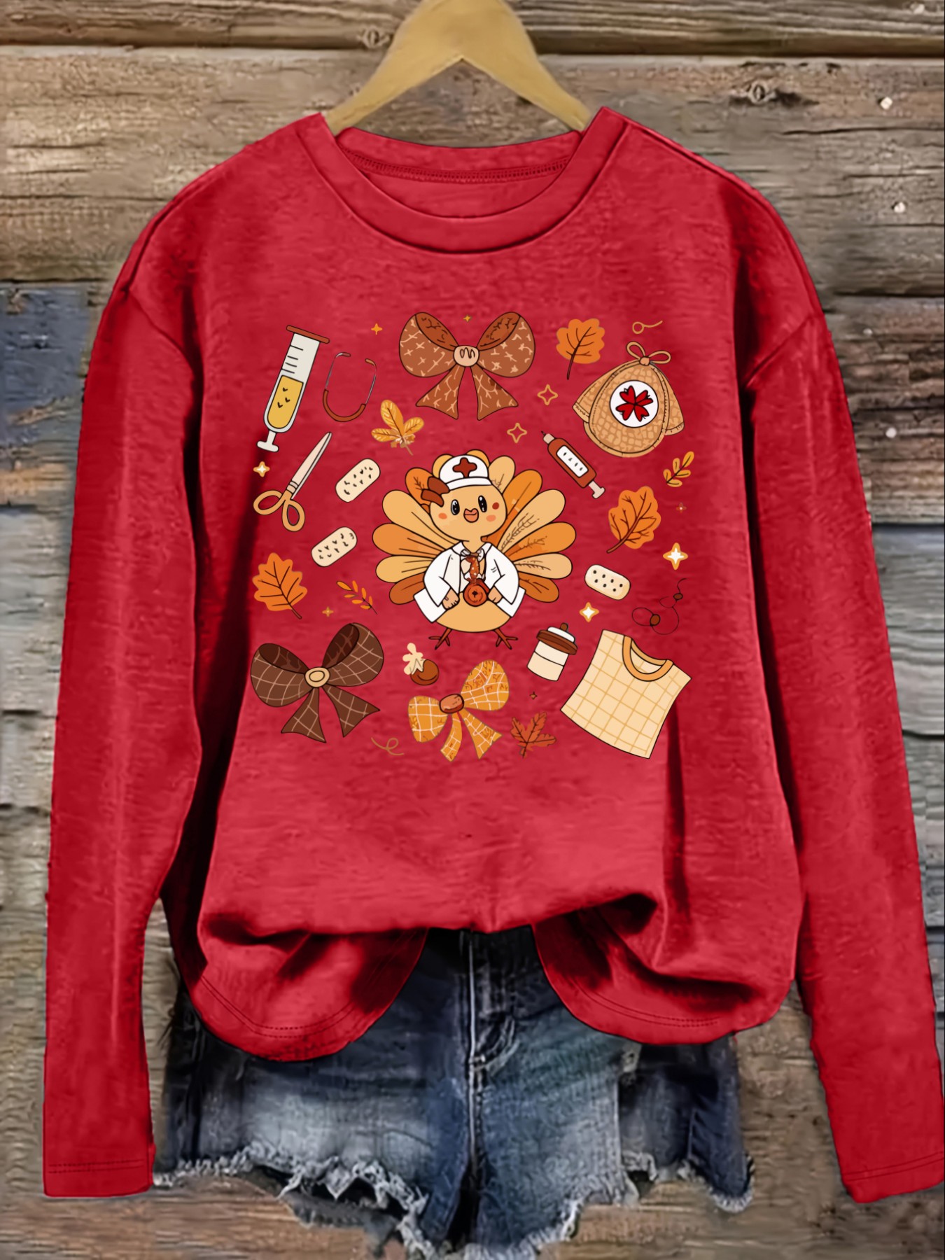 Women's Casual Long Sleeve Cre - огляд і ціна Winter Clothing Outfits