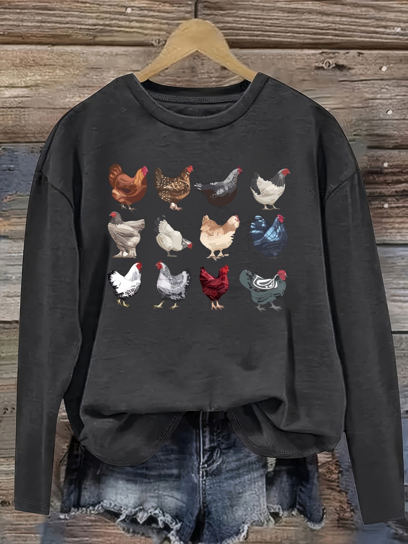 Women's Casual Long Sleeve Cre - огляд і ціна Winter Clothing Outfits