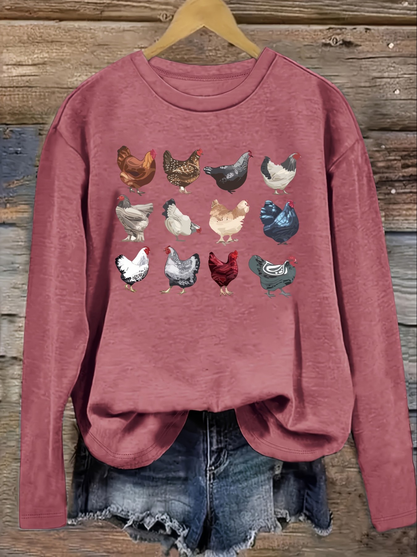 Women's Casual Long Sleeve Cre - огляд і ціна Winter Clothing Outfits