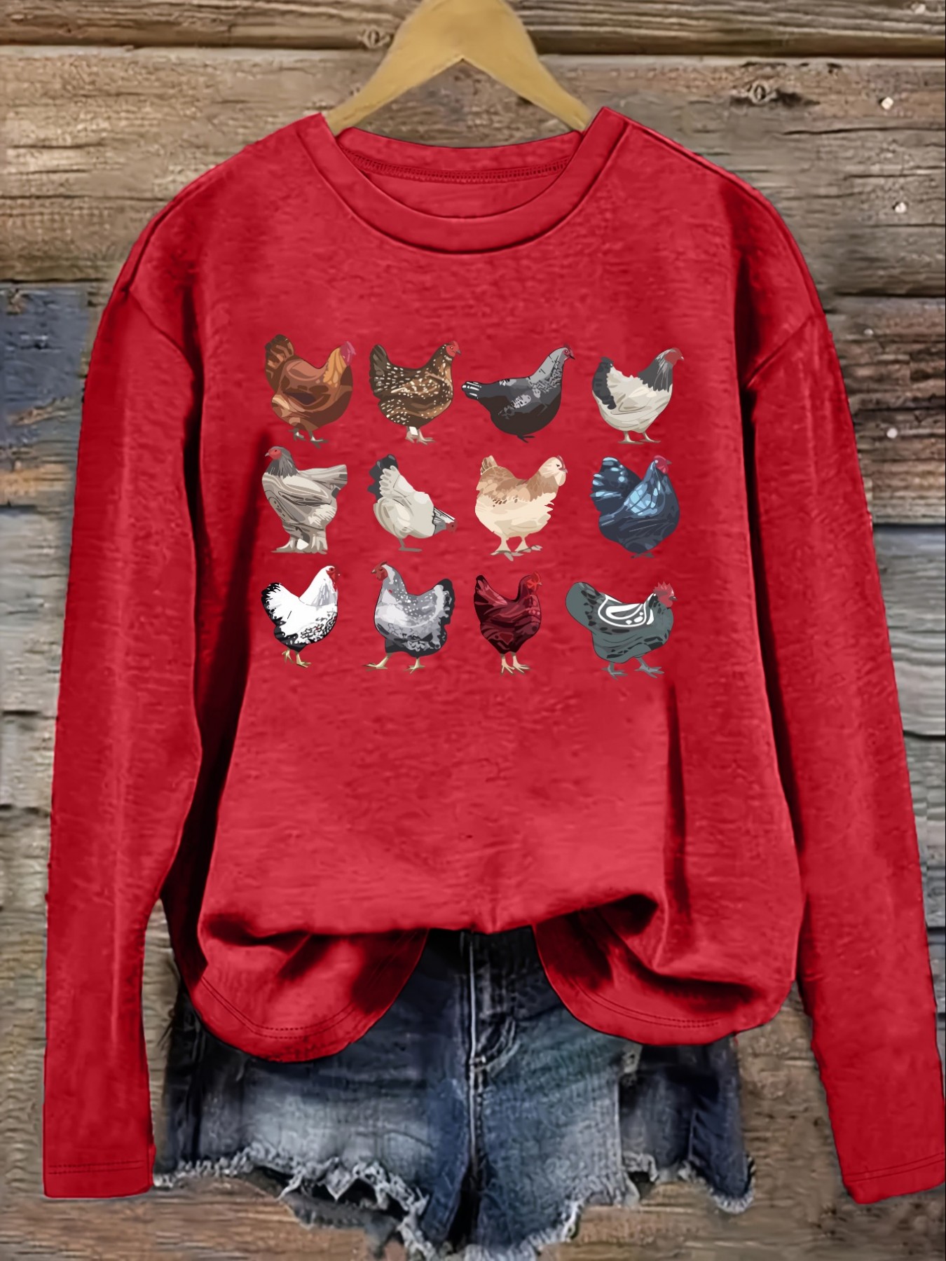 Women's Casual Long Sleeve Cre - огляд і ціна Winter Clothing Outfits