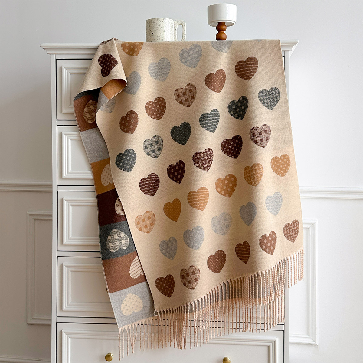 Women Imitation Cashmere Scarf - огляд і ціна Cashmere Scarf Wrap