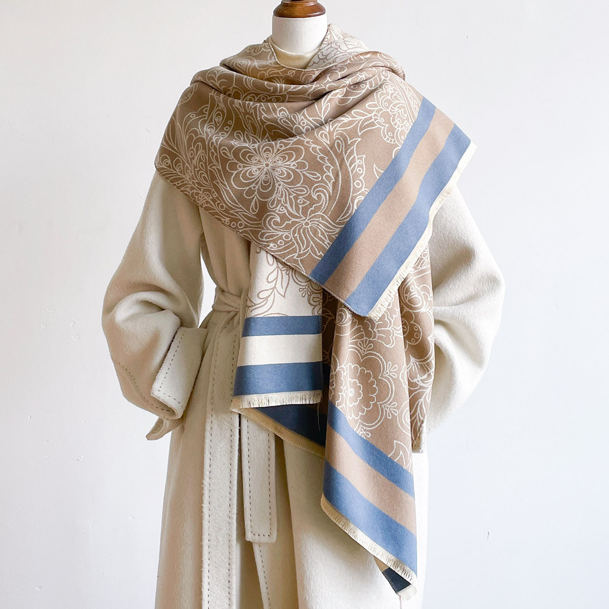 Warm Imitation Cashmere Scarf  - огляд і ціна Cashmere Scarf Wrap