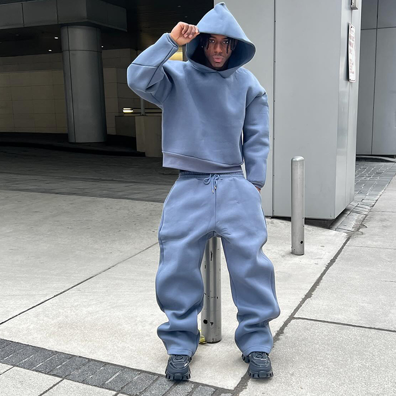 Men's Hoodie Set Solid Color S - огляд і ціна Winter Clothing Website