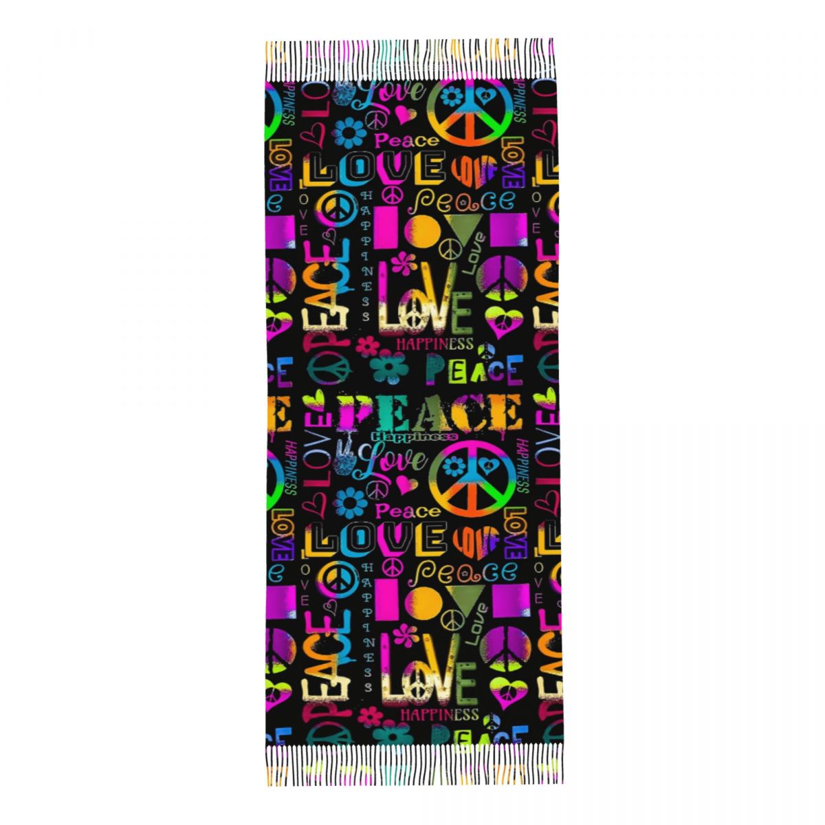 Womens Tassel Scarf Peace Fora - огляд і ціна Cashmere Scarf Wrap