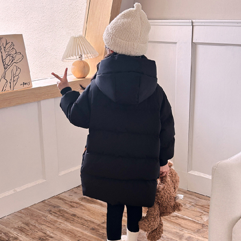 Winter Girls Down Jacket Long  - огляд і ціна Winter Clothing For 1 Year Old Girl